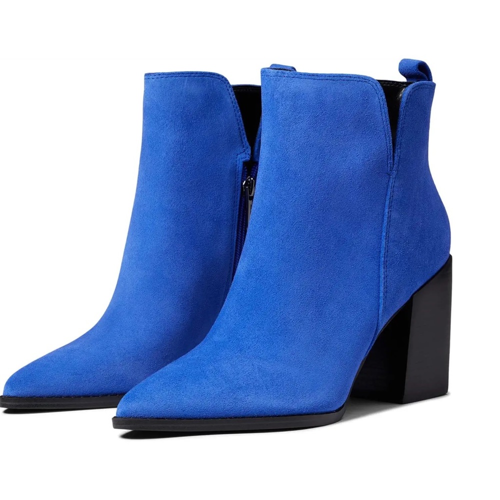 Nine West Birds Suede Block Heel Boot